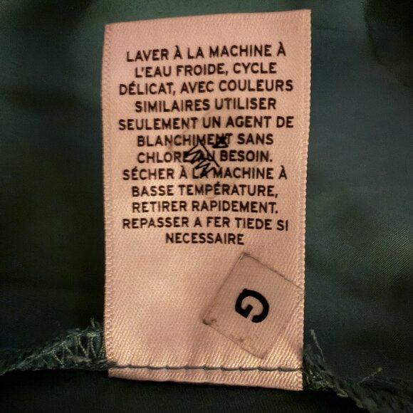 Chelsea28 Dress L Large Dark Green Short Flutter Sleeve Midi Festive Party - Picture 9 of 10